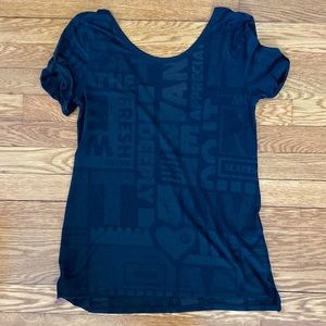Lululemon Print Sheer Burnout Manifesto TShirt